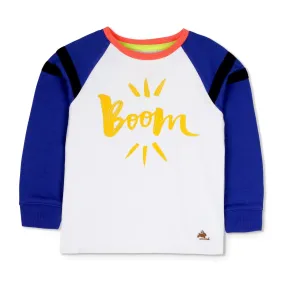 Graphic Raglan Sweatshirt