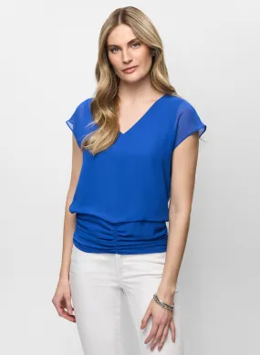 V-Neck Chiffon Blouse